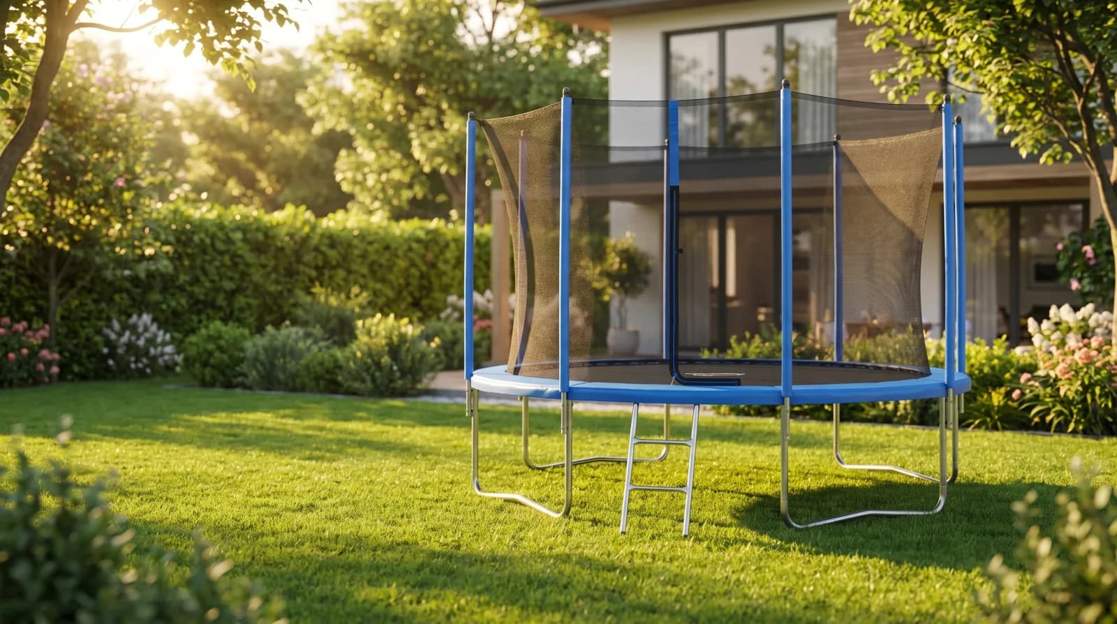 SkyRing 400 v zahradě